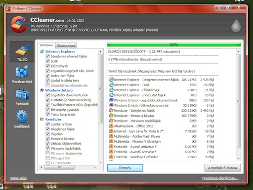 Itt az új CCleaner 3 - takarítsunk Windowst!